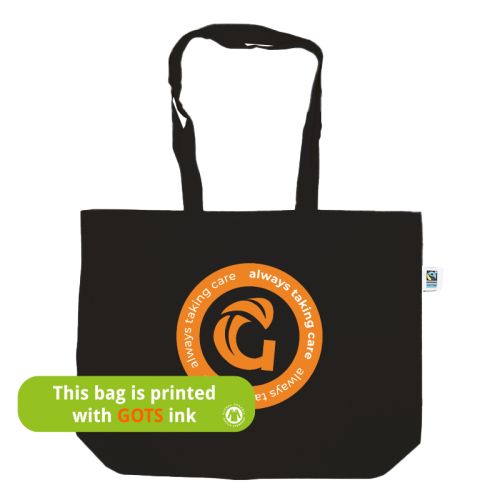 Big shopper black | Fairtrade - Image 1